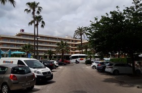 Hotel vanaf het strand