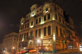Hotel Da Bolsa bij avond