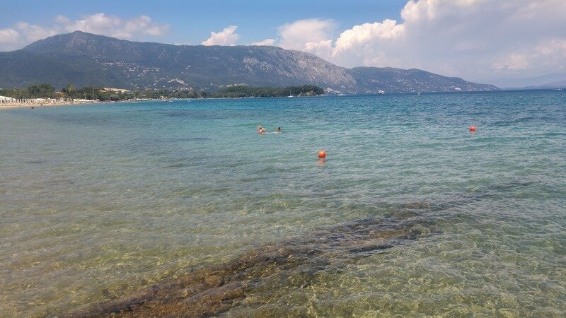 Het strand 5 minuten lopen van het hotel