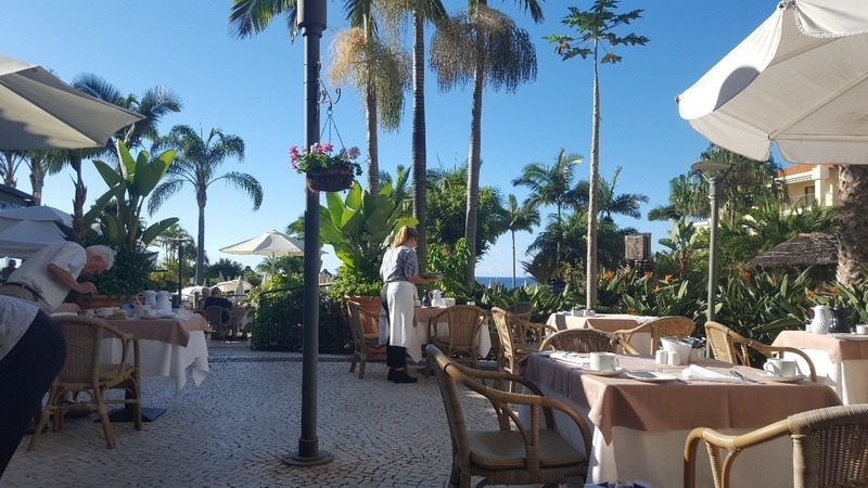 Vanaf terras