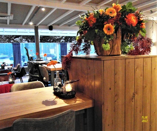 Overzicht restaurant .