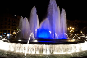 Fontein bij plaza de Ajuntament